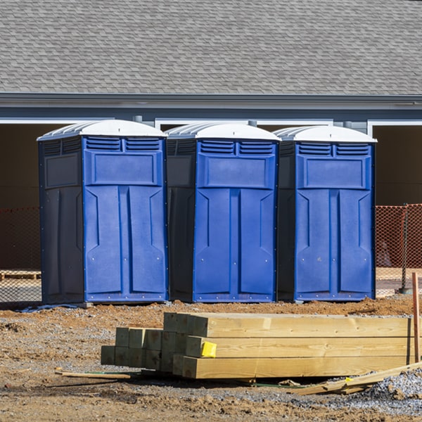 are there any restrictions on where i can place the porta potties during my rental period in Anatone